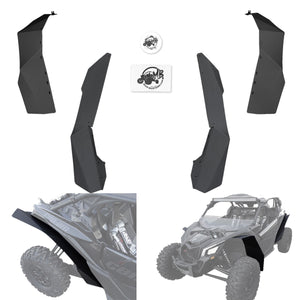 2017-2026 Can-Am Maverick X3 RS Super Max Stock Fender Flares (72 inch)