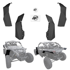 2017-2026 Can-Am Maverick X3 RS Max Stock Fender Flares (72 inch)