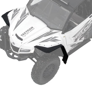 Image highlighting the Front Fender Flares from the MudBusters Mud-Lite coverage kit, carefully designed to offer robust protection for the 2018-2023 Textron Arctic Cat Wildcat XX against mud and debris