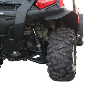 Polaris RZR 570 Fender Flare shown installed on front drivers side.