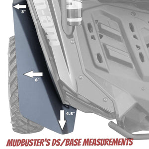 2017-2026 Can-Am Maverick X3 DS Stock Fender Flares (64 inch)
