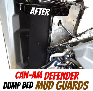 2016-2019 Can-Am Defender Rear Mud Guards & Dumpbed Protection Panels