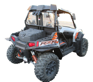 MudBusters Fender Flares installed on Polaris RZR 800 S Extended for model years 2009 - 2014