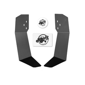 Polaris RZR S 900, RZR 900 XC , RZR 4 900, and RZR S 1000 Fender Flares kit  2 fender flares, hardware kit and sticker.