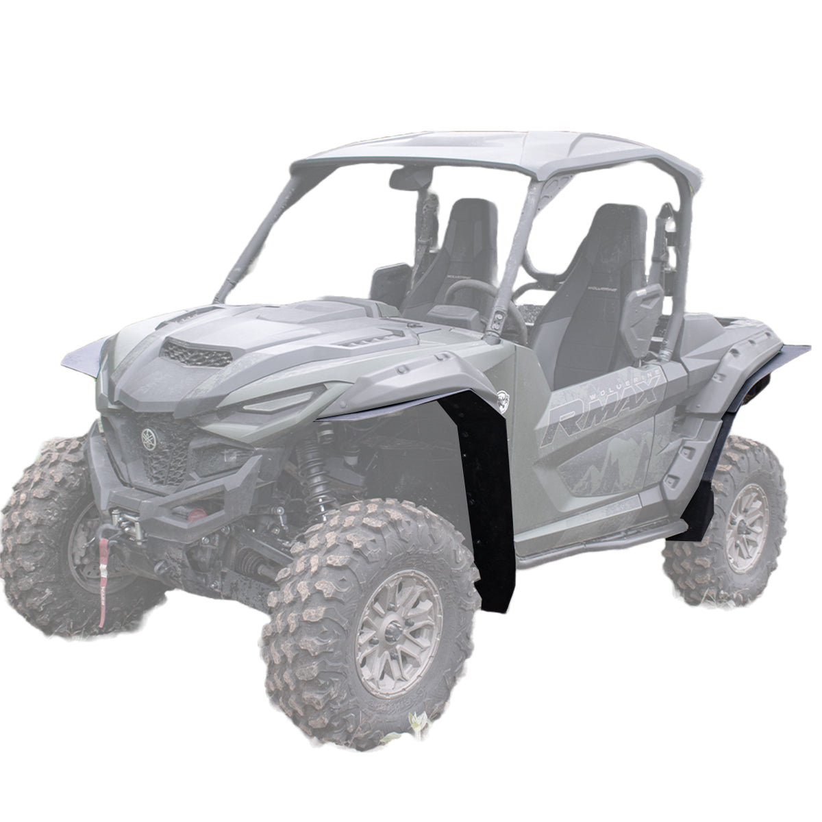 2021-2025 Yamaha Wolverine OEM RMAX Overfender Extensions – Mud-Busters.com