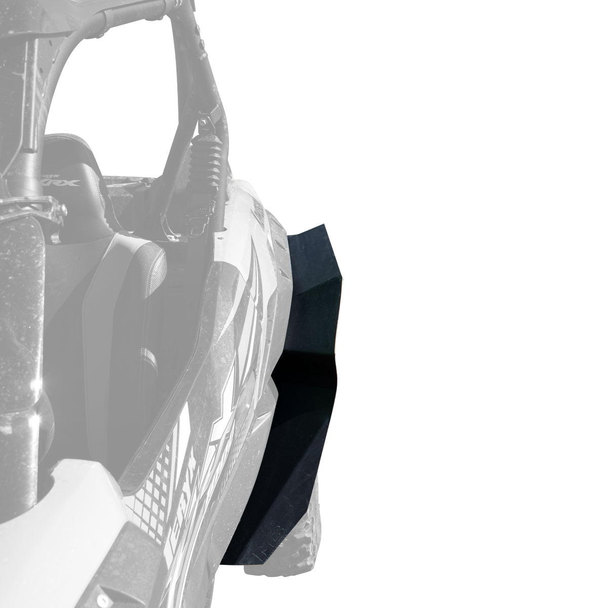 MudBusters Fender Flares For Kawasaki Teryx 4/S (2012-2025) - Max Coverage, Black, Made In USA, Lifetime Warranty