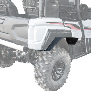 rear view of ultra max rear fender flares for yamaha x4