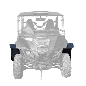front view of yamaha x2 ultra max coverage fender flares