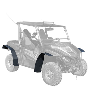 side view of ultra max coverage for the yamaha x2 fender flares