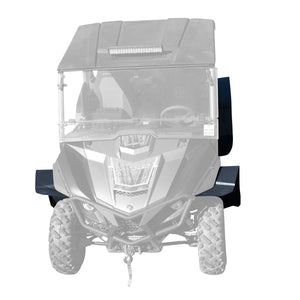 overhead view of yamaha x2 ultra max fender flares