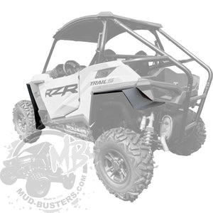 Polaris RZR Trail S 900 and Trail S 1000 years 2021 plus, installed looking at driver side front and rears