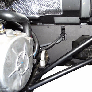 Polaris General 1000, battery protection panel, shown installed