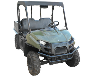 Polaris Ranger 500/570 Midsize Fender Flares for 2010-2014 models. Front passenger fender flare installed showing coverage