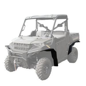 Left Front view of Supermax Fender flares for Polaris Ranger 1000