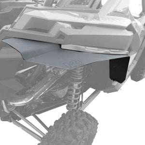 Polaris RZR Pro XP (Max Coverage Fender Extensions for Super ATV Fenders shown installed on rear