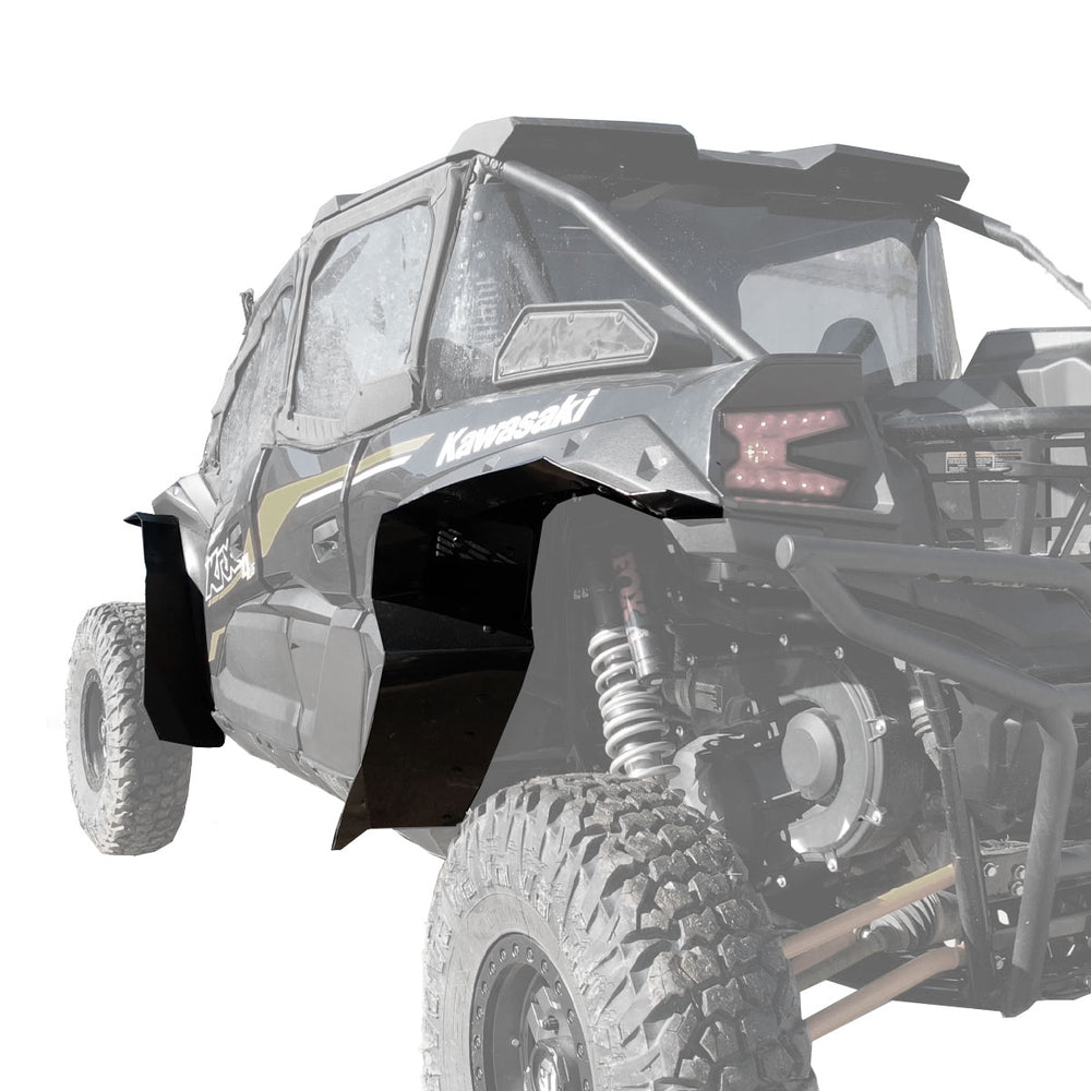 MudBusters 2024 Kawasaki KRX (4 Seat) Stock Fender Flares Mud