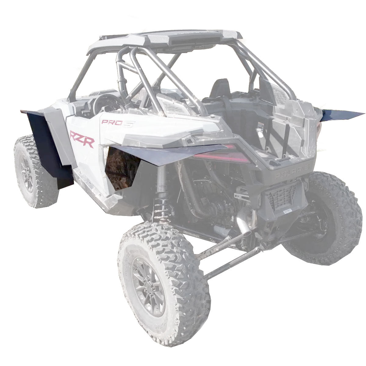 2022 Rzr Pro R Rear Fender Fender Extensions for Polaris RZR Pro R & Pro S 74
