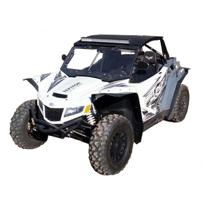 Arctic Cat Wildcat XX equipped with MudBusters fender flares, providing enhanced mud protection and style.