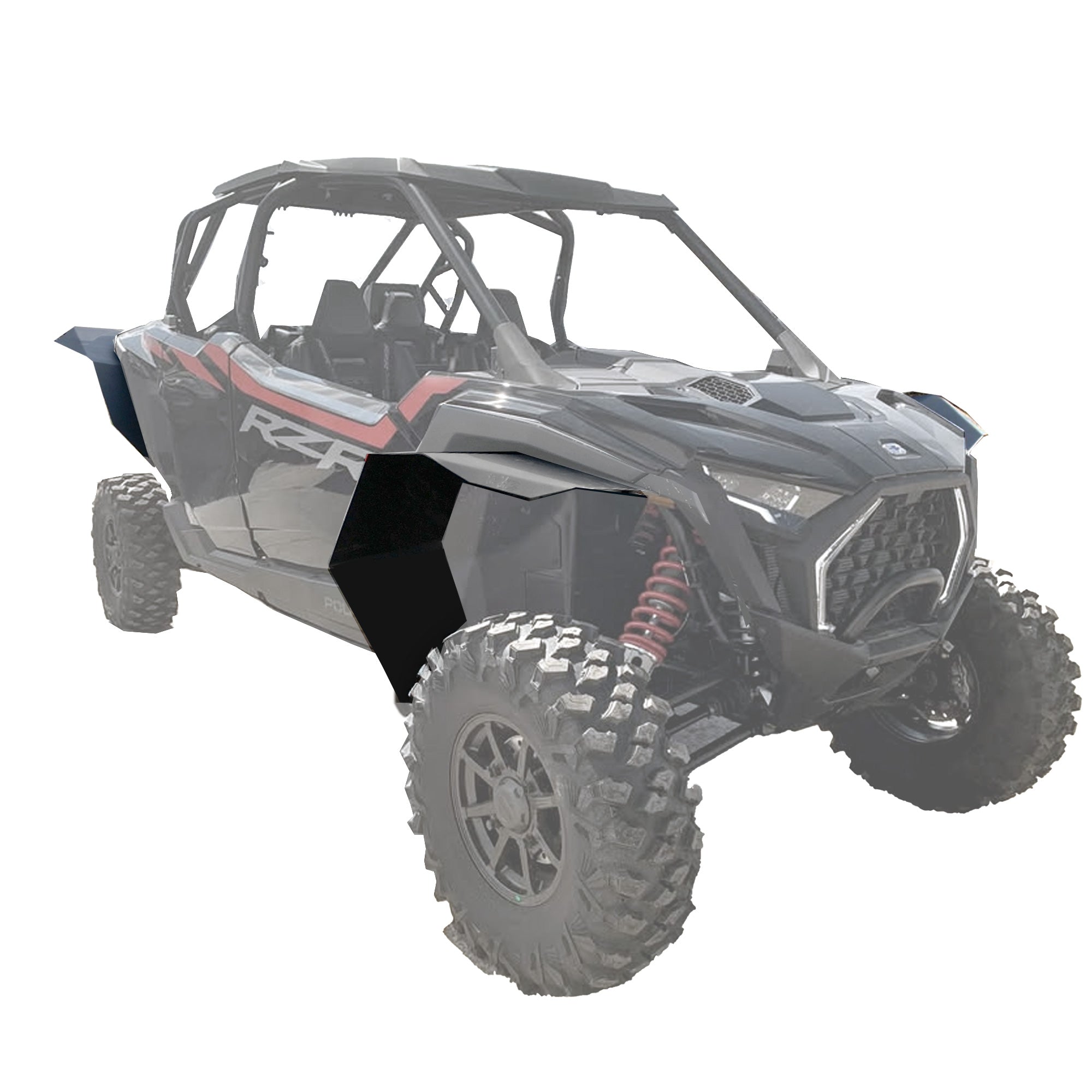Xp Pro Rear Fender Rust MudBusters | 2025-2026 Polaris RZR Pro XP Super Max Fender Flares – Mud ...