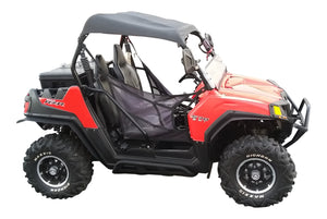 Polaris RZR 570 Fender Flares shown installed on front and rear passenger side. 