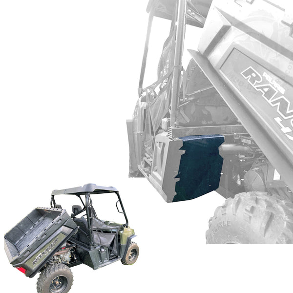 Polaris Ranger 570 Mud Protection Panels 2015 plus, FULLSIZE coverage on rear drivers side