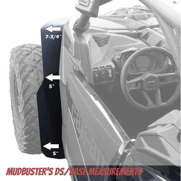 2017-2025 Can-Am Maverick X3 DS Stock Fender Flares (64" wide X3)