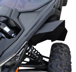 Front View of X3 Max Coverage Fender Flares