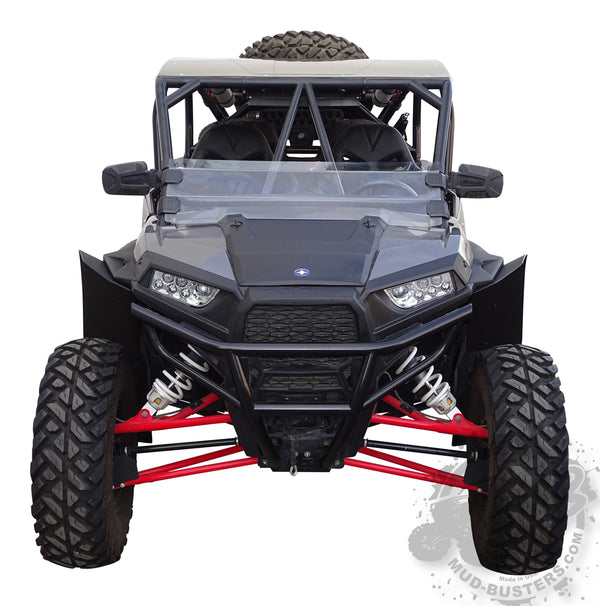 Polaris RZR XP 1000 and XP Turbo Max Coverage front fender flares installed 