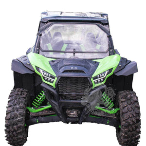 Front View of KRX fender Extensions Max Coverage