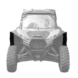 Front Fender Flare view of KRX Wide Fender Flare extensions MudLite Coverage 