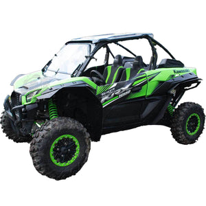 Overside view of KRX fender extensions max coverage