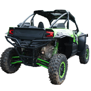 Behind view of Max Coverage of KRX Fender Flare Extensions