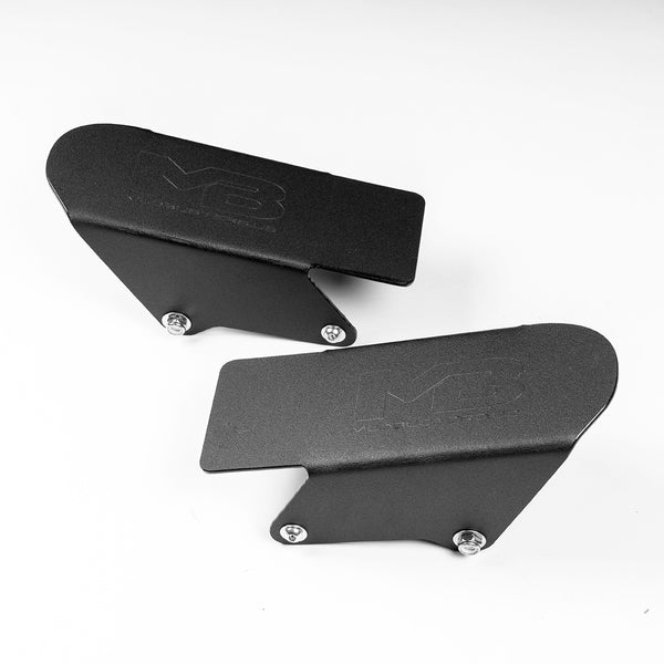 MudBuster's trailing arm guards are a must-have for XP-1000, XP Turb, and RS1.  View from top of both guards