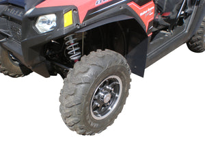 Polaris RZR 800 Fender Flares 50" wide models for years 2009-2014,  shown installed on front driver side 