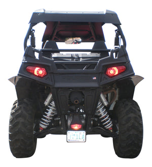 Polaris RZR 800 Fender Flares 50" wide models for years 2009-2014,  shown installed on rears