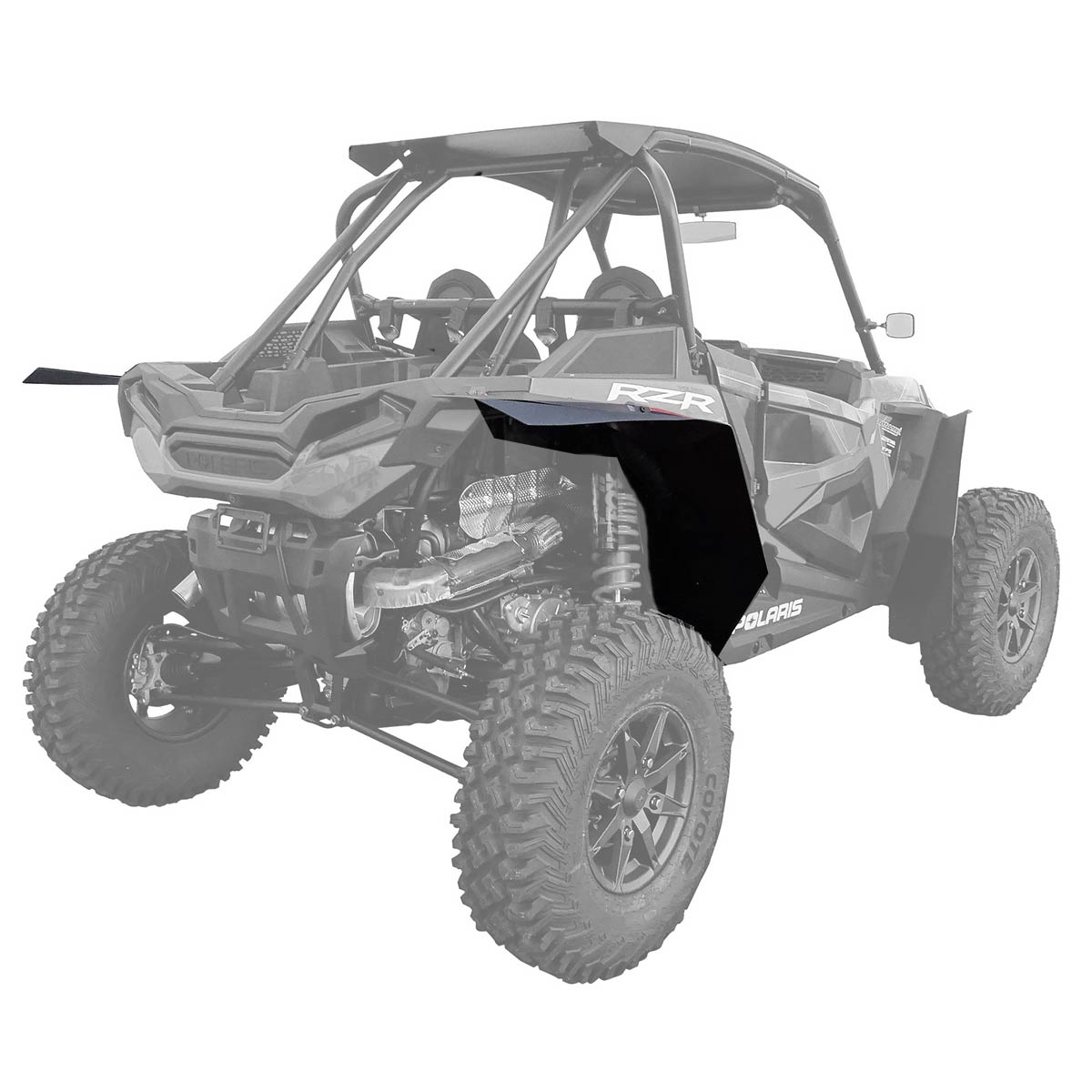 MudBusters Max Fender Flares For 2018-2022 Polaris RZR Turbo S (72") – 4-Piece Set