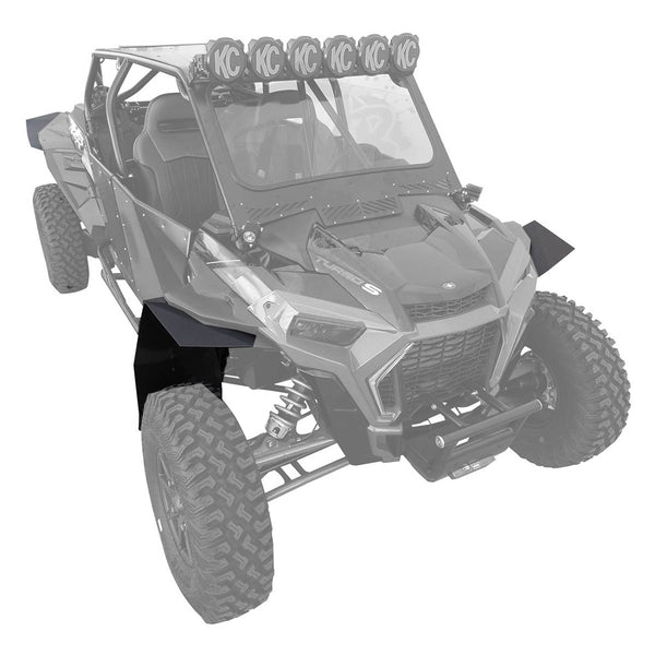 Polaris RZR MAX Coverage Fender Extensions for SuperATV Fenders