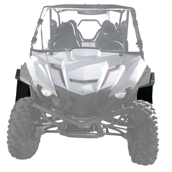 Front View of Yamaha Wolverine X4 Fender Flares