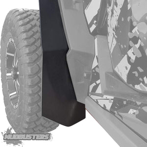 Polaris RZR XP 1000 and XP Turbo Max Coverage rear fender flare installed on passenger side