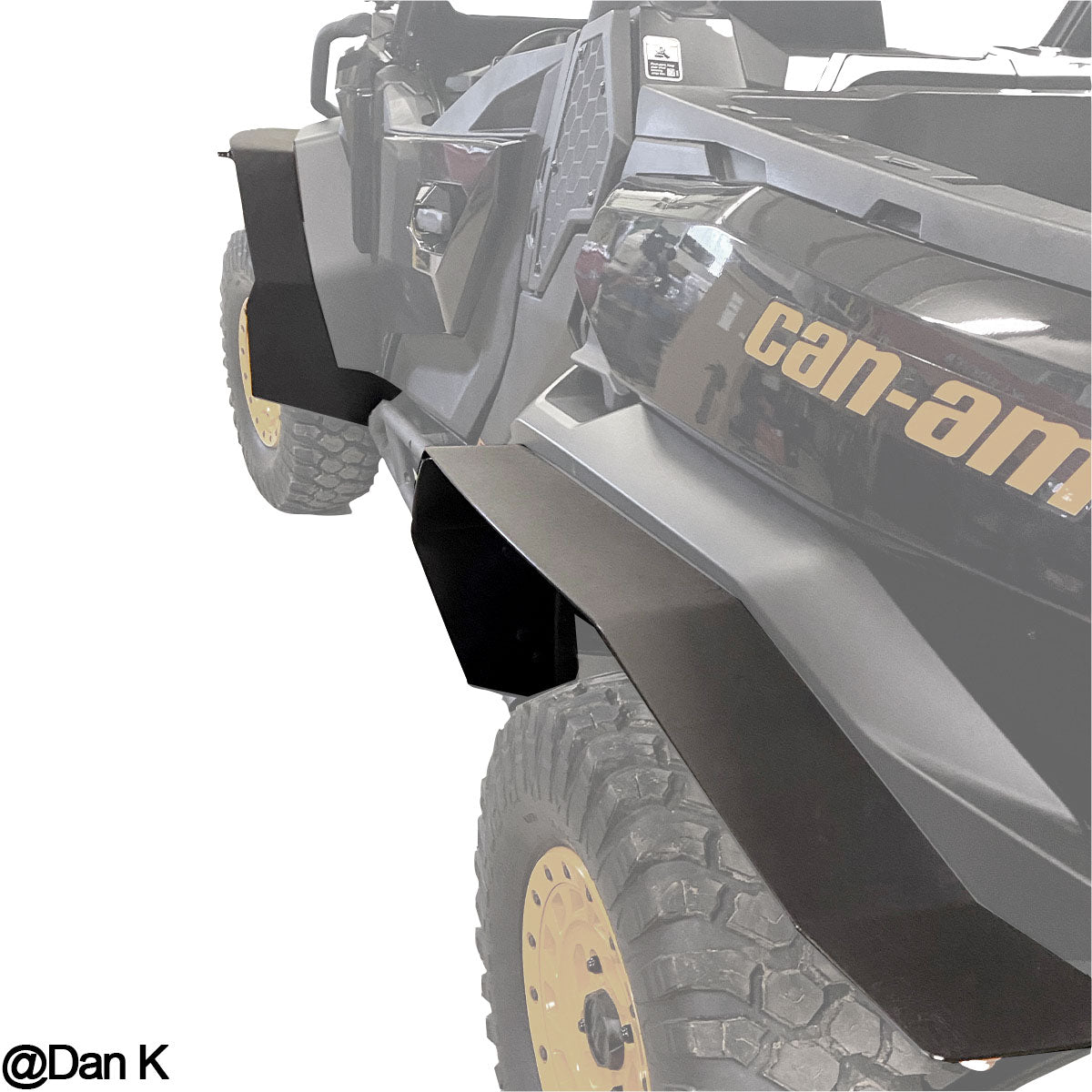 MudBusters Super Max Fender Flares for 2017-2024 Can-Am X3 72inch 