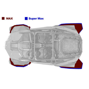 2020-2024 Polaris RZR Pro XP Max OEM Fender Extensions (64 inch)