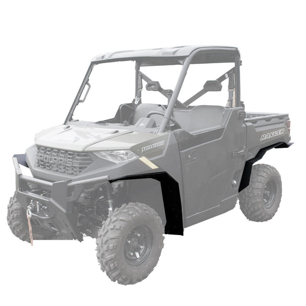 Left Front View of Polaris Ranger 1000 Max Fender Flares 