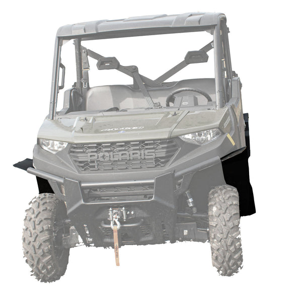 Front left view of Super Max Coverage Polaris Ranger 1000 Fender Flares 