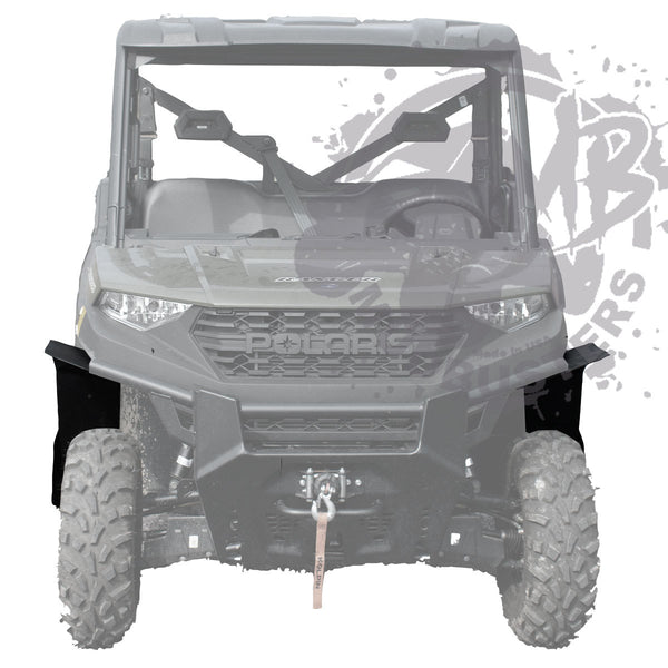 Front View of Super max Cov Fender Flares for Polaris Ranger 1000