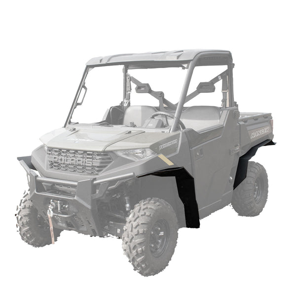 Left Front view of Supermax Fender flares for Polaris Ranger 1000 