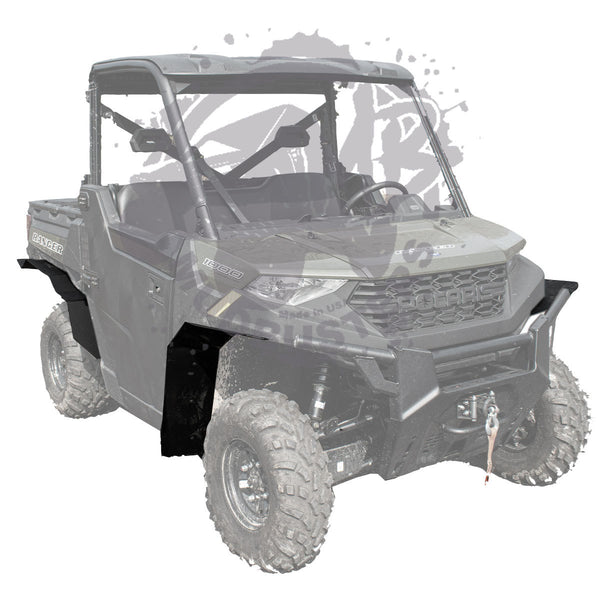 Right Front View of Polaris Ranger 1000 Super Max Fender Flares