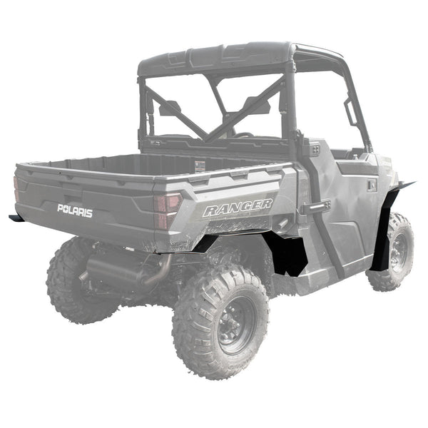 Right Rear view of Polaris Ranger 1000 super max fender flares