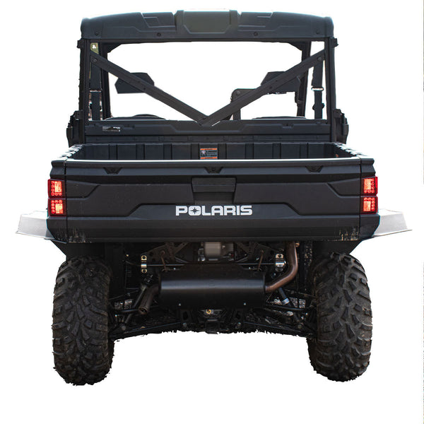 rear view of the ultra max fender flares for the polaris ranger 1000