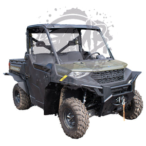 overhead view of ultra max fender flares for the polaris ranger 1000