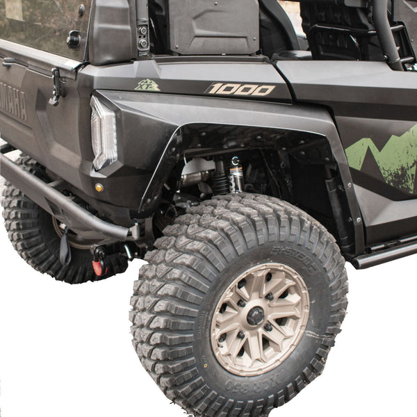 rear fender flares for rmax4 mud lite coverage